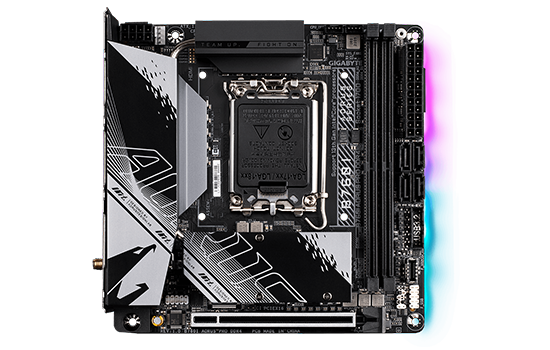 Placa Mãe Mini ITX B760I Aorus Pro DDR4, Wifi e Bluetooth, Intel LGA 1700 -  B760-AORUS-PRO-DDR4